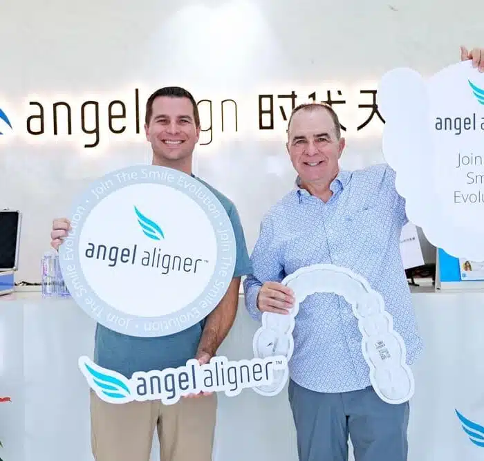 Dr. Tyler and Dr. Holt at Angel Aligner HQ