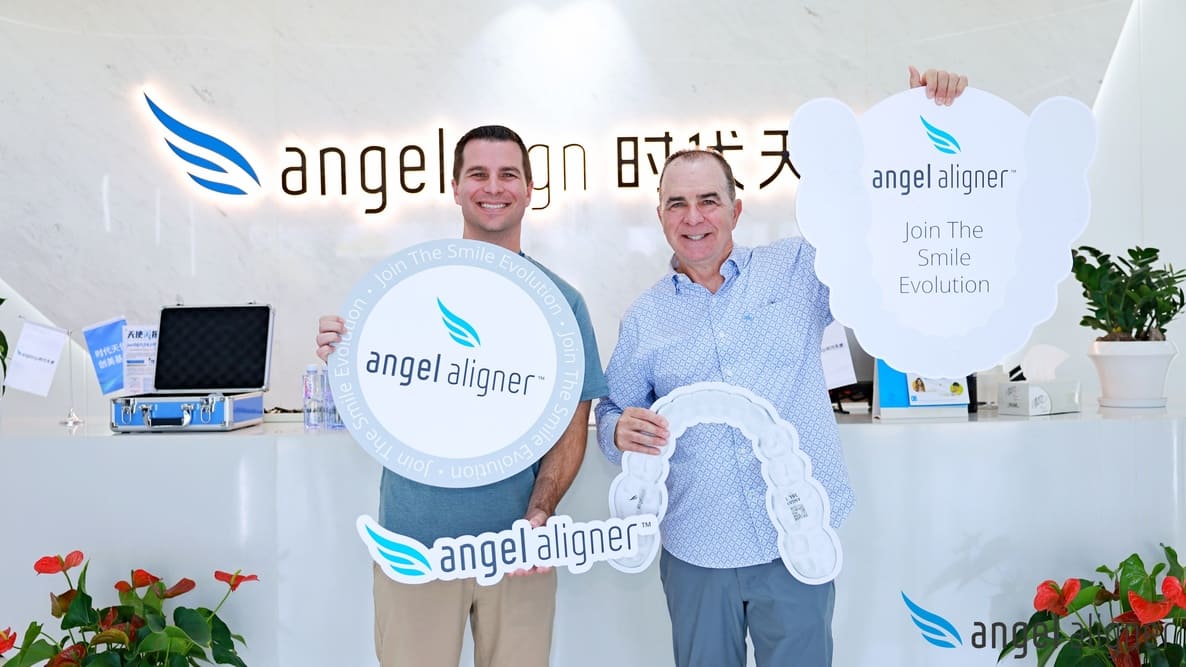Dr. Tyler and Dr. Holt at Angel Aligner HQ